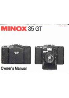 Minox 35 GT manual. Camera Instructions.